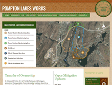 Tablet Screenshot of pomptonlakesworks.com